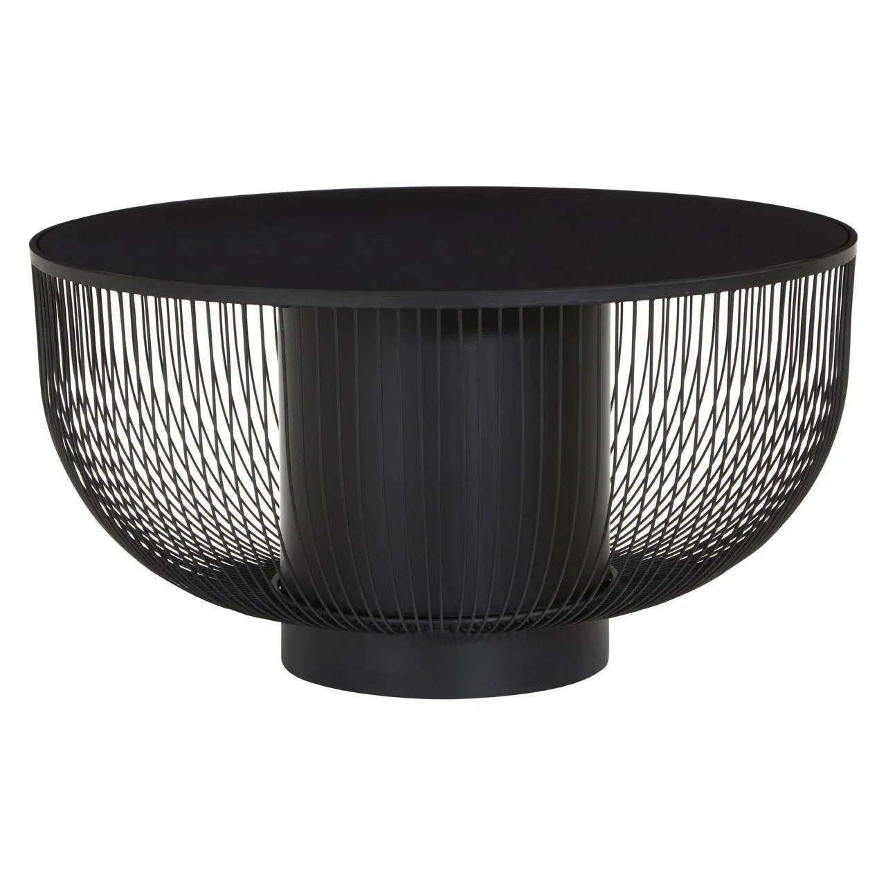 Trento Black Glass Coffee Table
