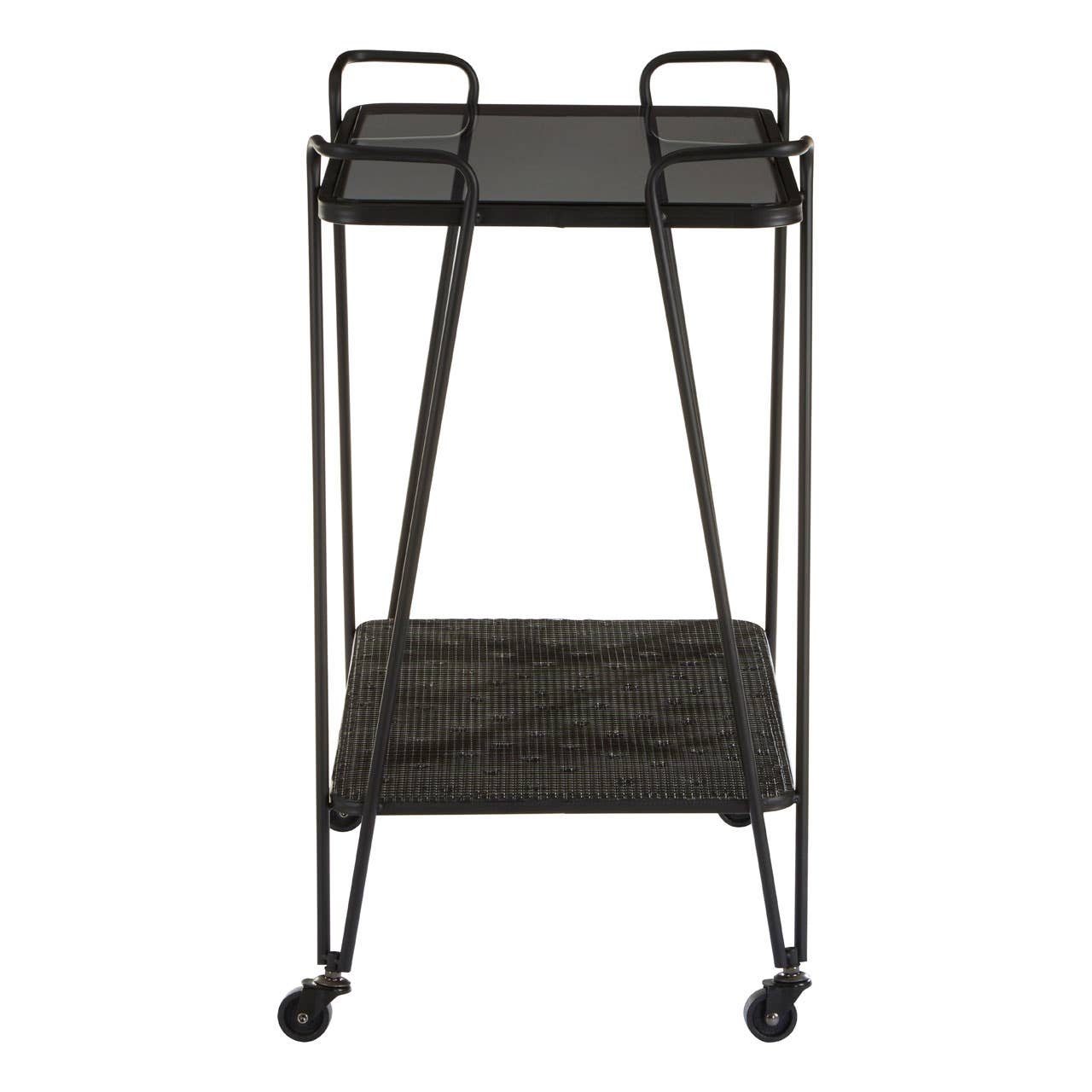 Modern Glass Serving Cart