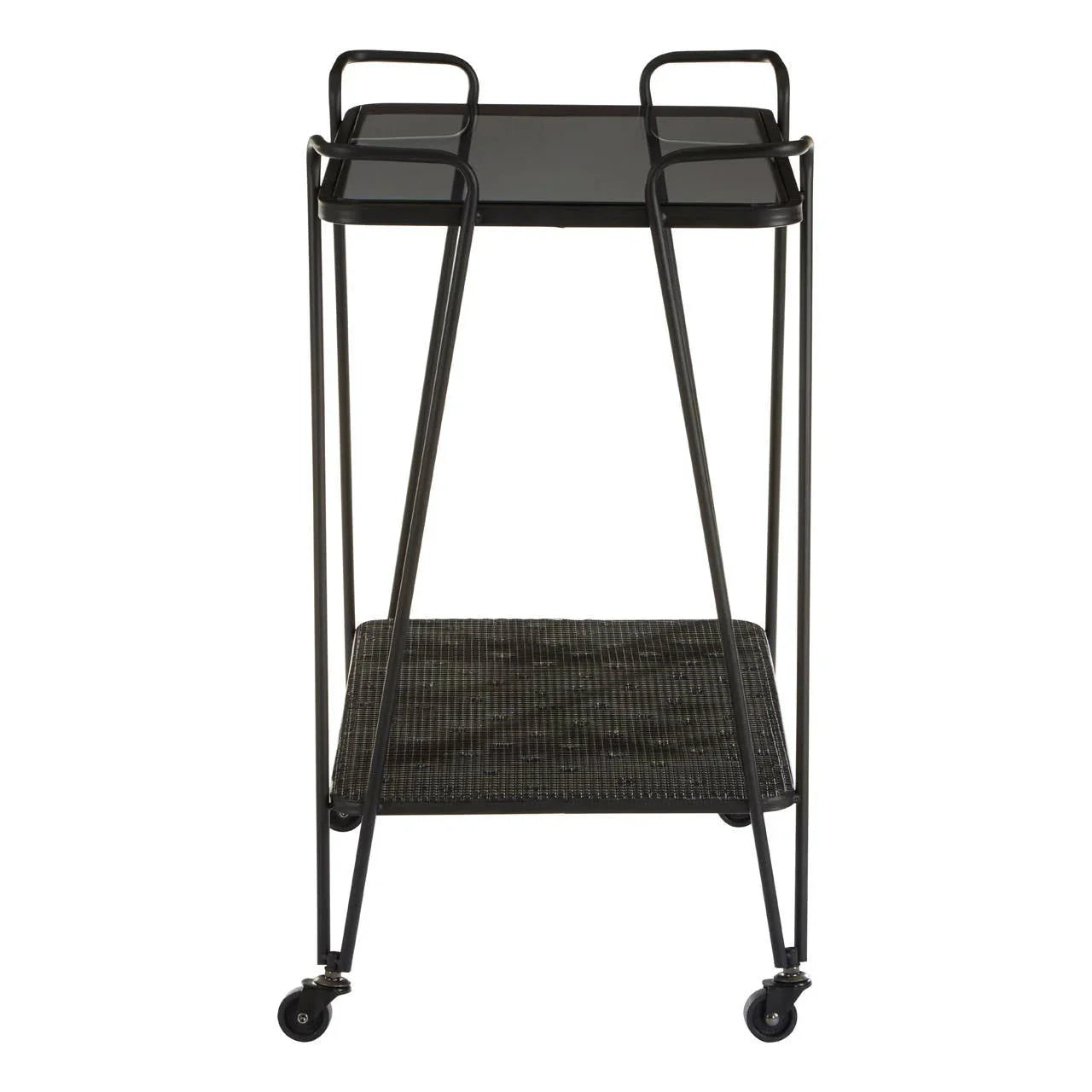 Modern Glass Serving Cart
