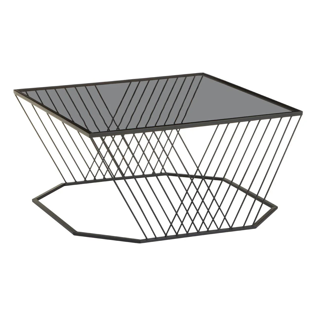 Grey Glass Coffee Table