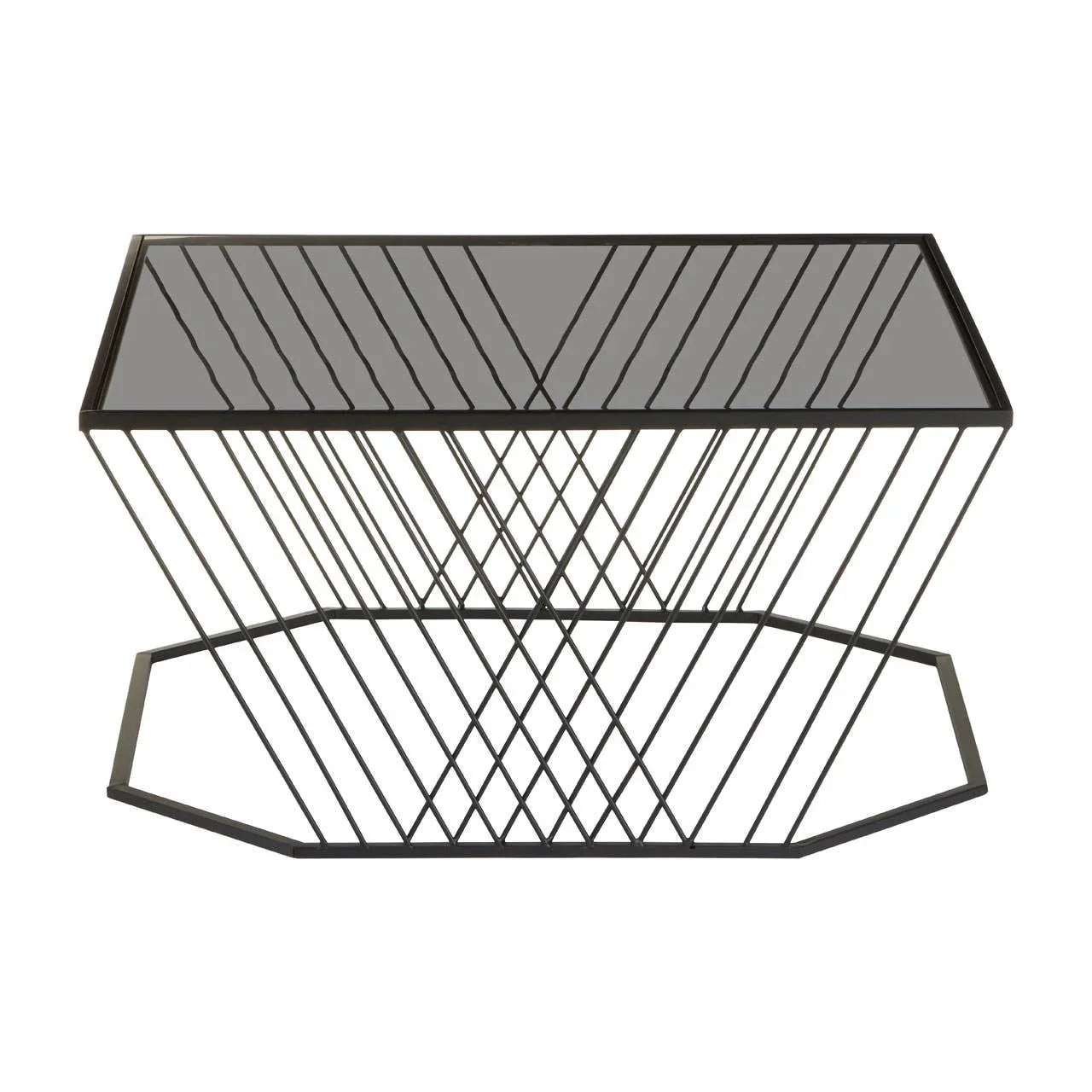 Grey Glass Coffee Table