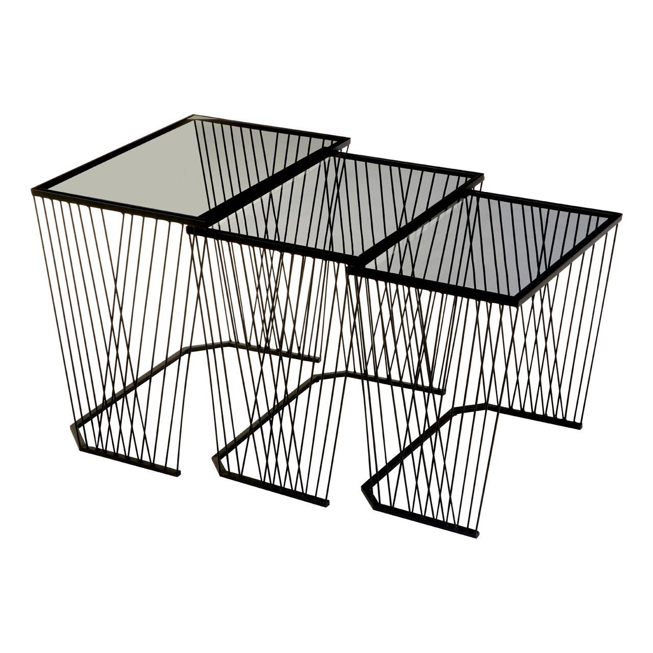 Diamond Wire Nesting Tables