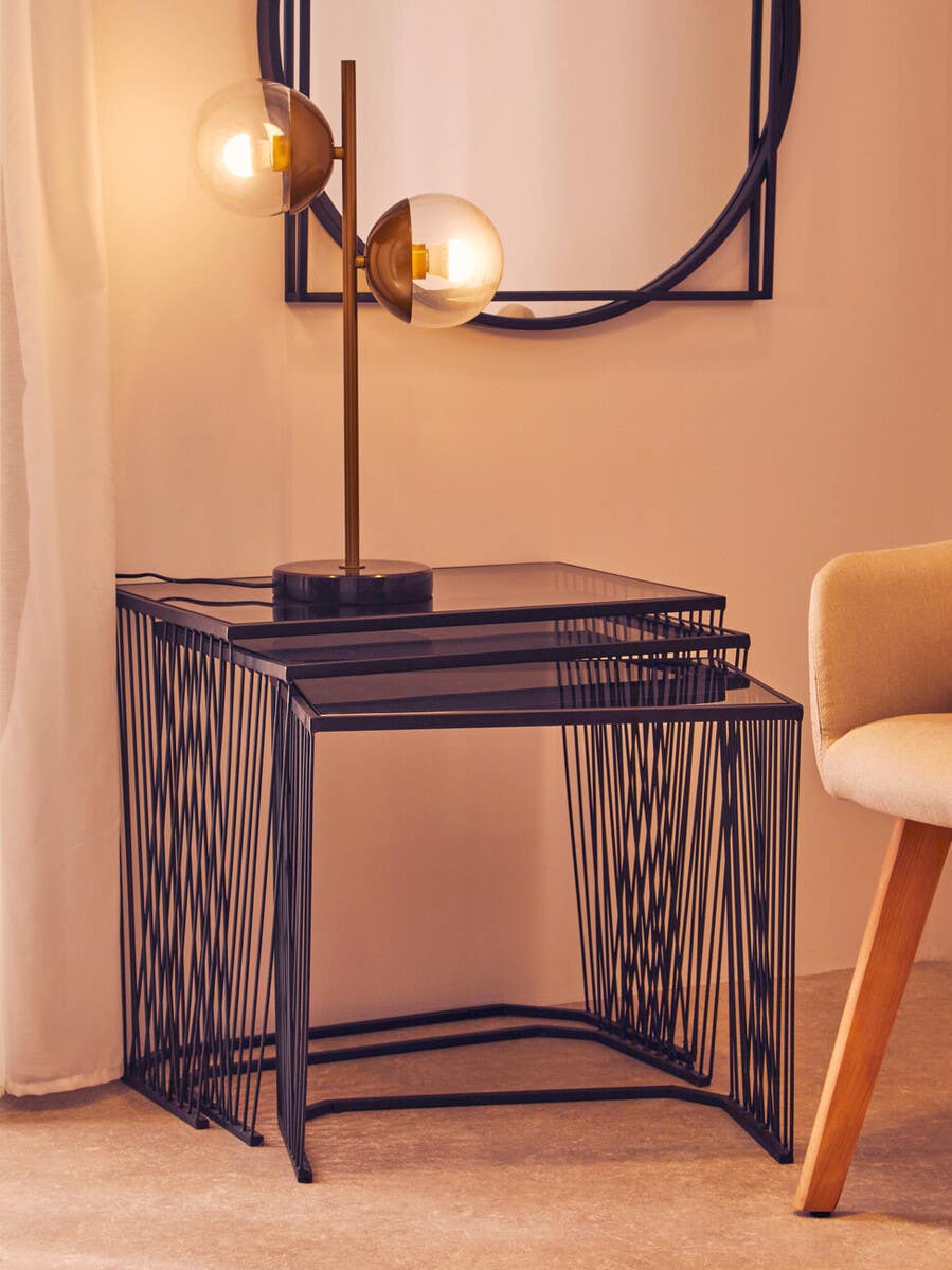 Diamond Wire Nesting Tables