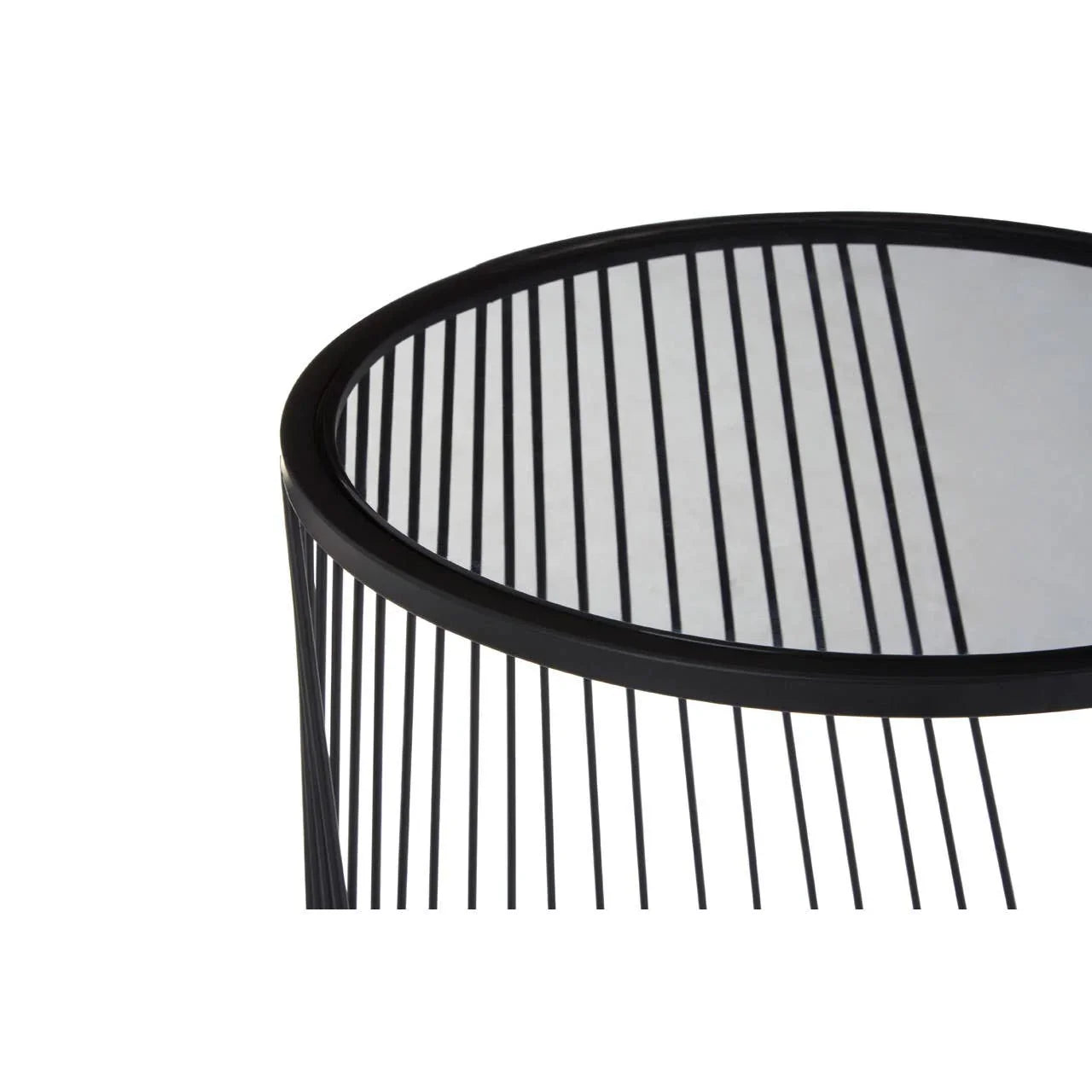 Sleek Nesting Glass Side Tables