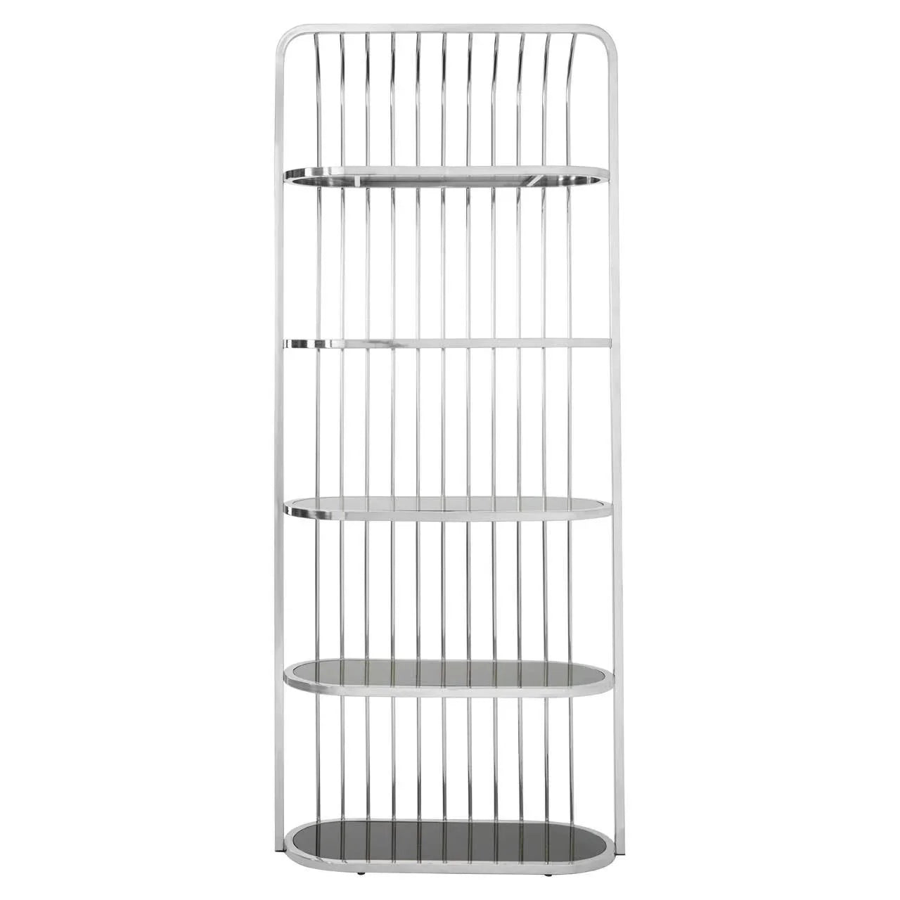 Silver Cage Bookshelf