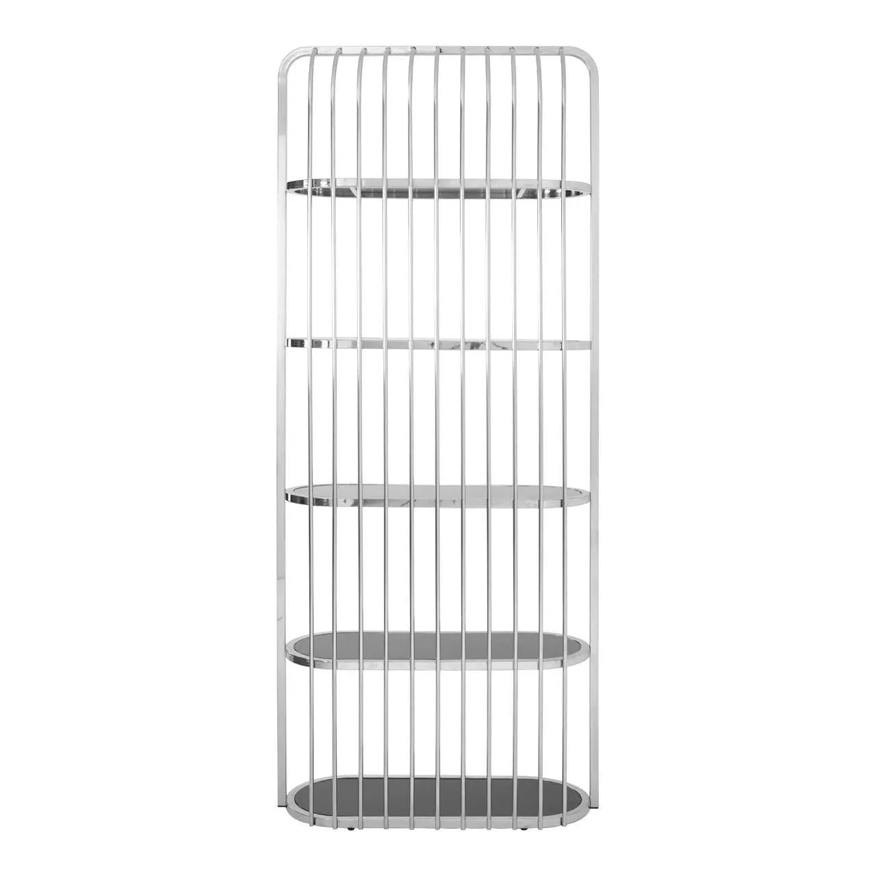 Silver Cage Bookshelf