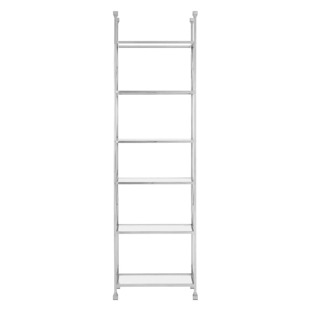 Silver Cross Glass Bookshelf