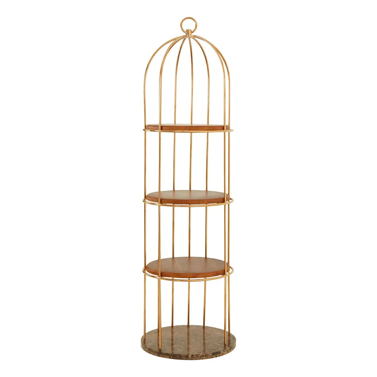 Rose Gold Birdcage Bookshelf