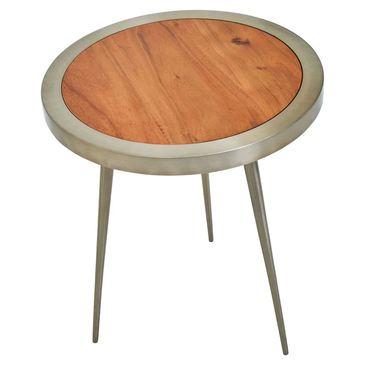 Golden Acacia Wood Side Table