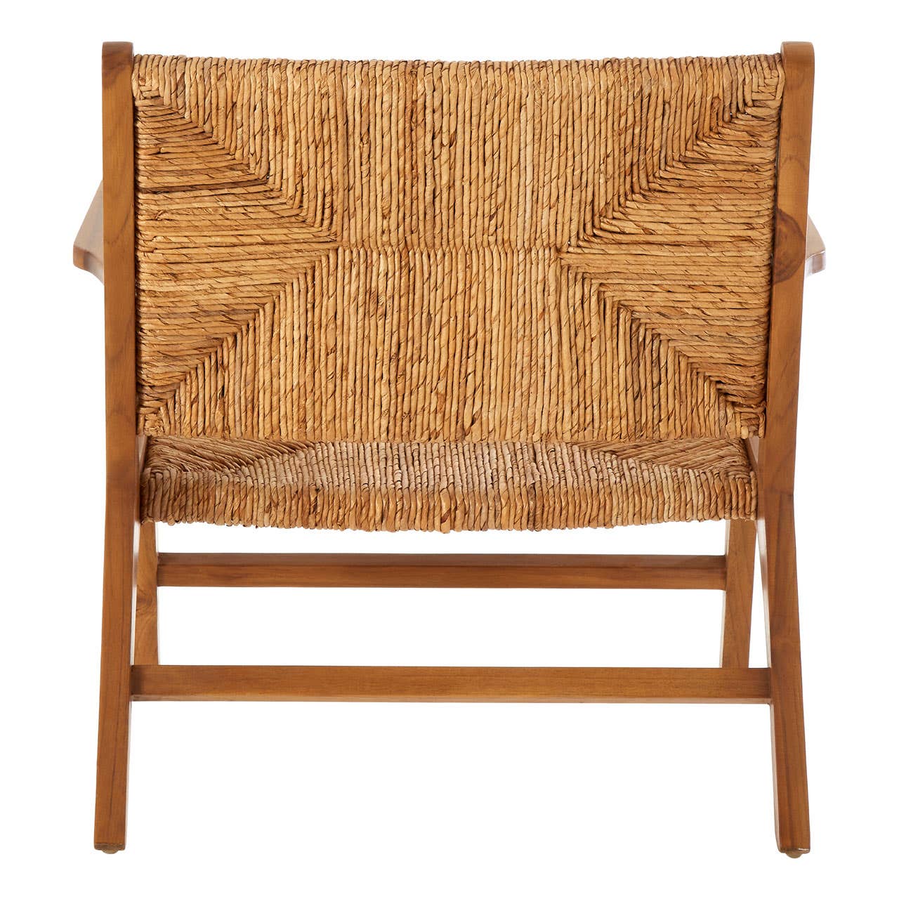 Organic Rattan Teak Armchair
