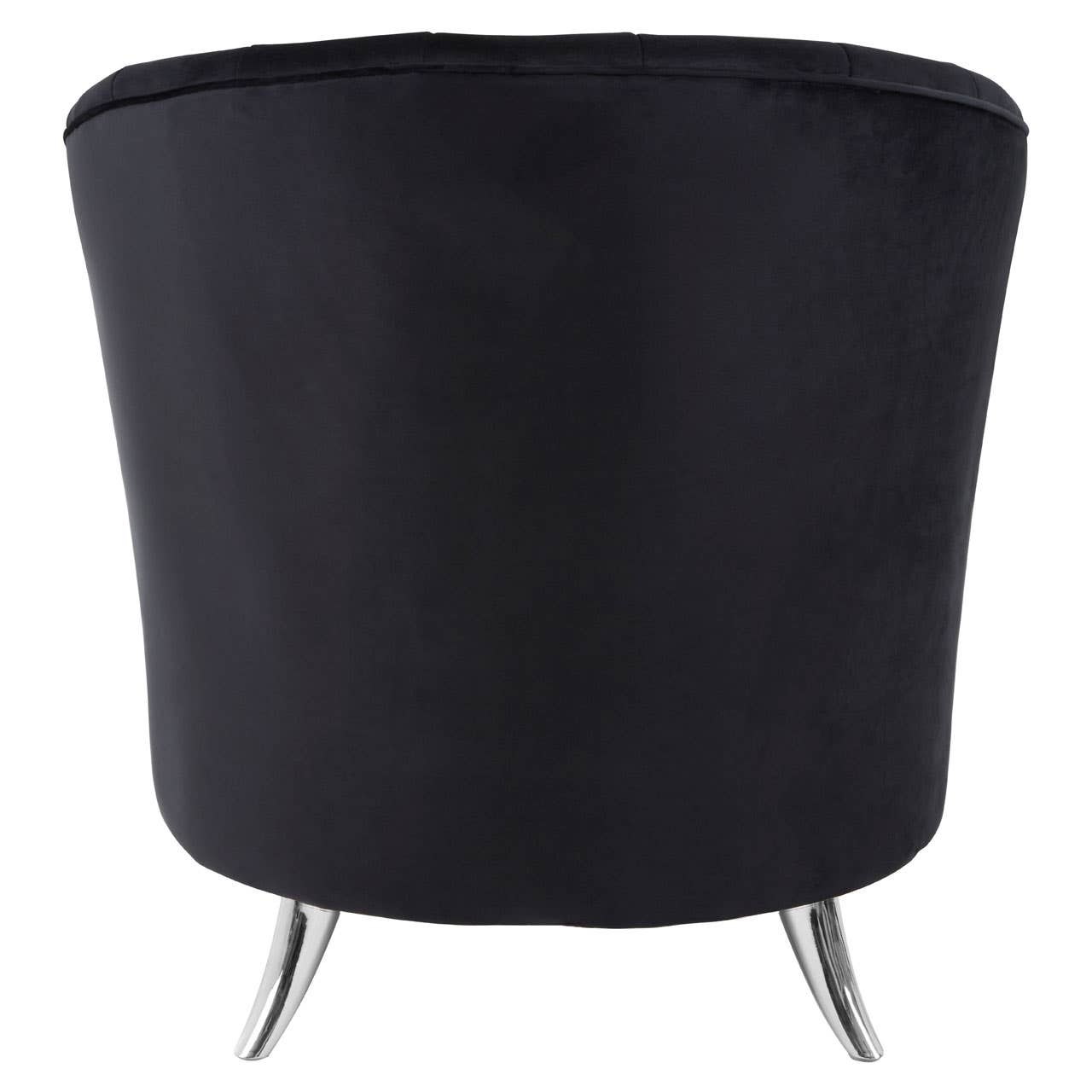 Luxe Black Velvet Chair