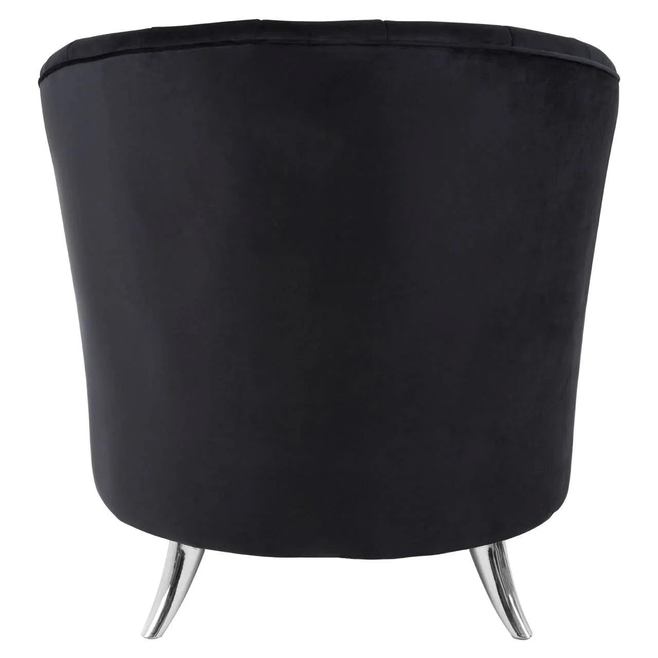 Luxe Black Velvet Chair