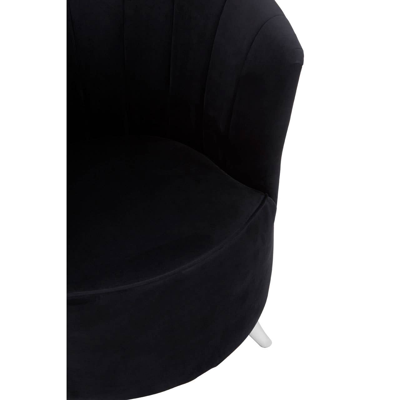 Luxe Black Velvet Chair