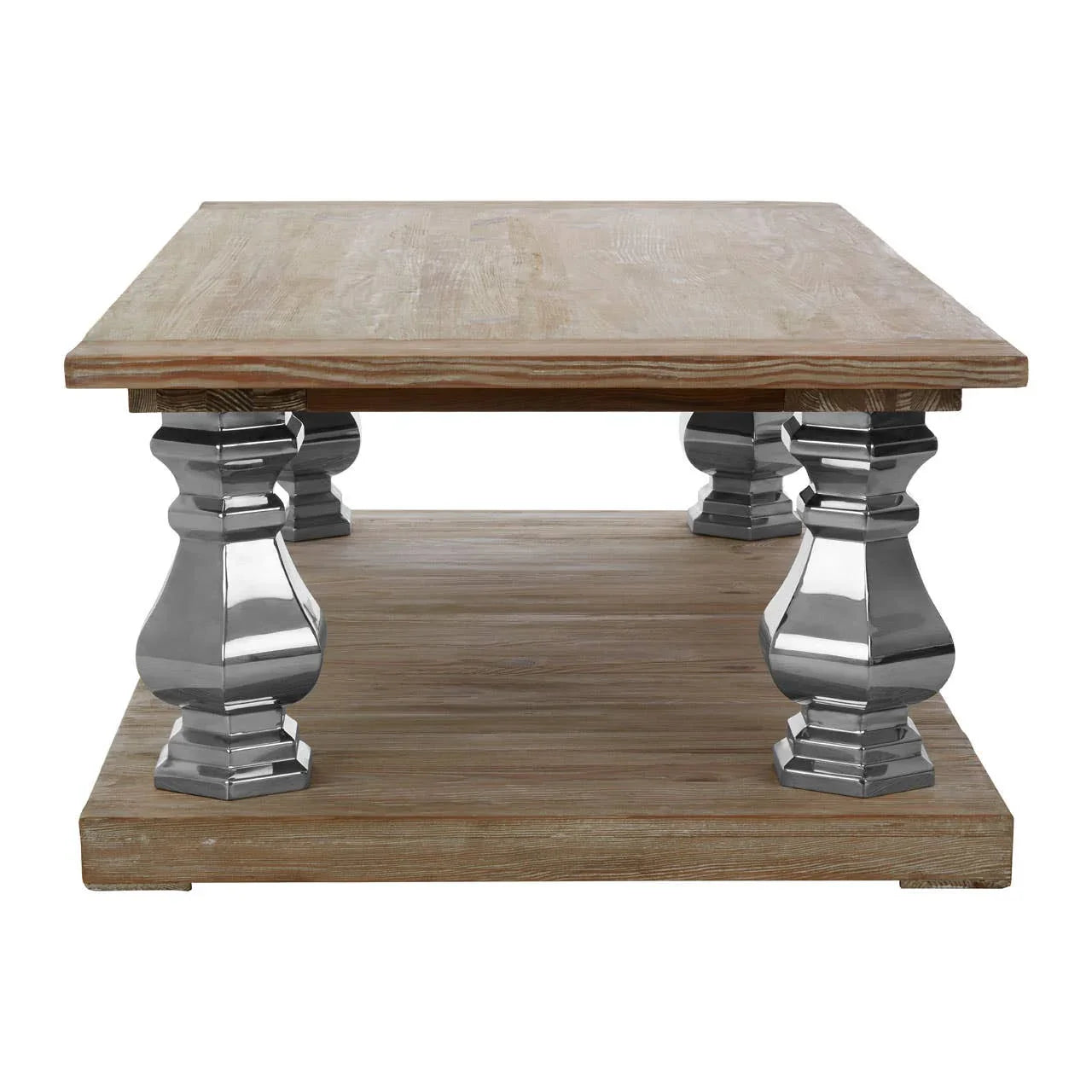 Elegant Silver Coffee Table