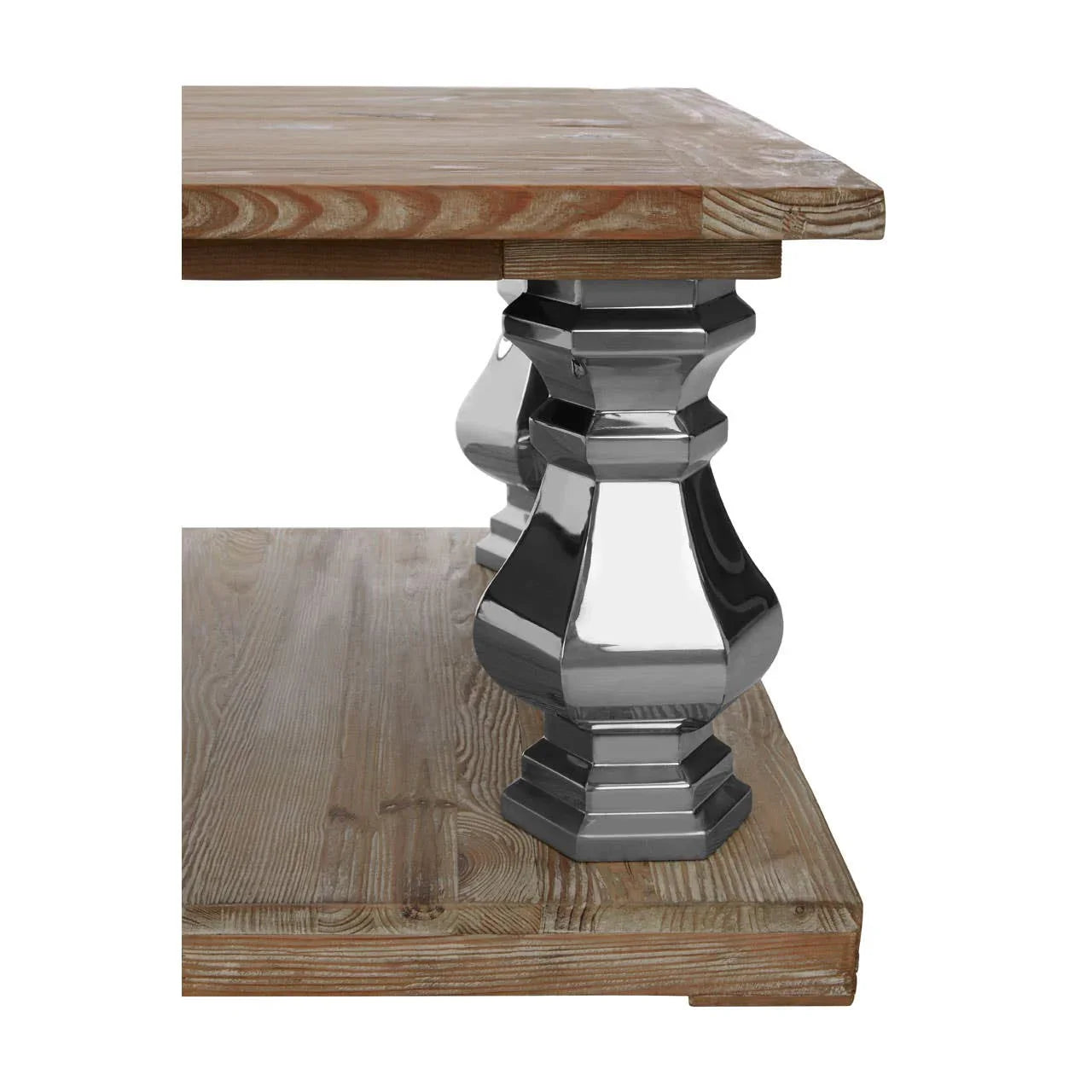 Elegant Silver Coffee Table