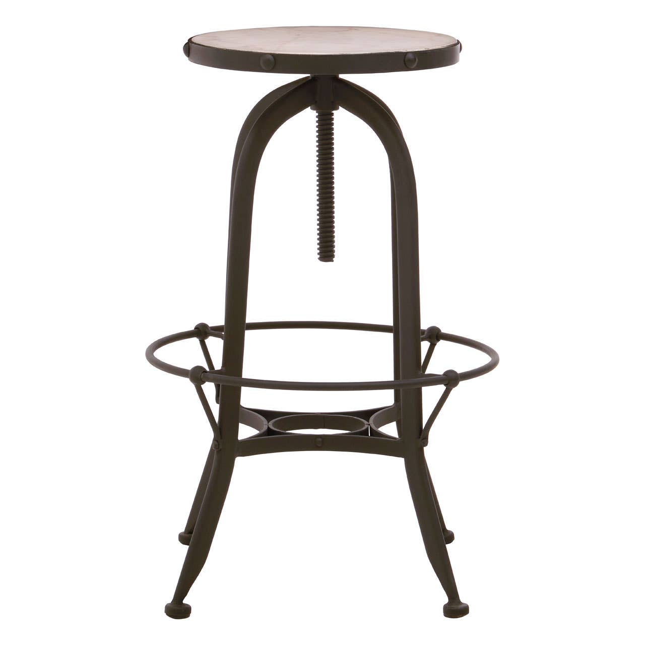 Marble Iron Bar Stool