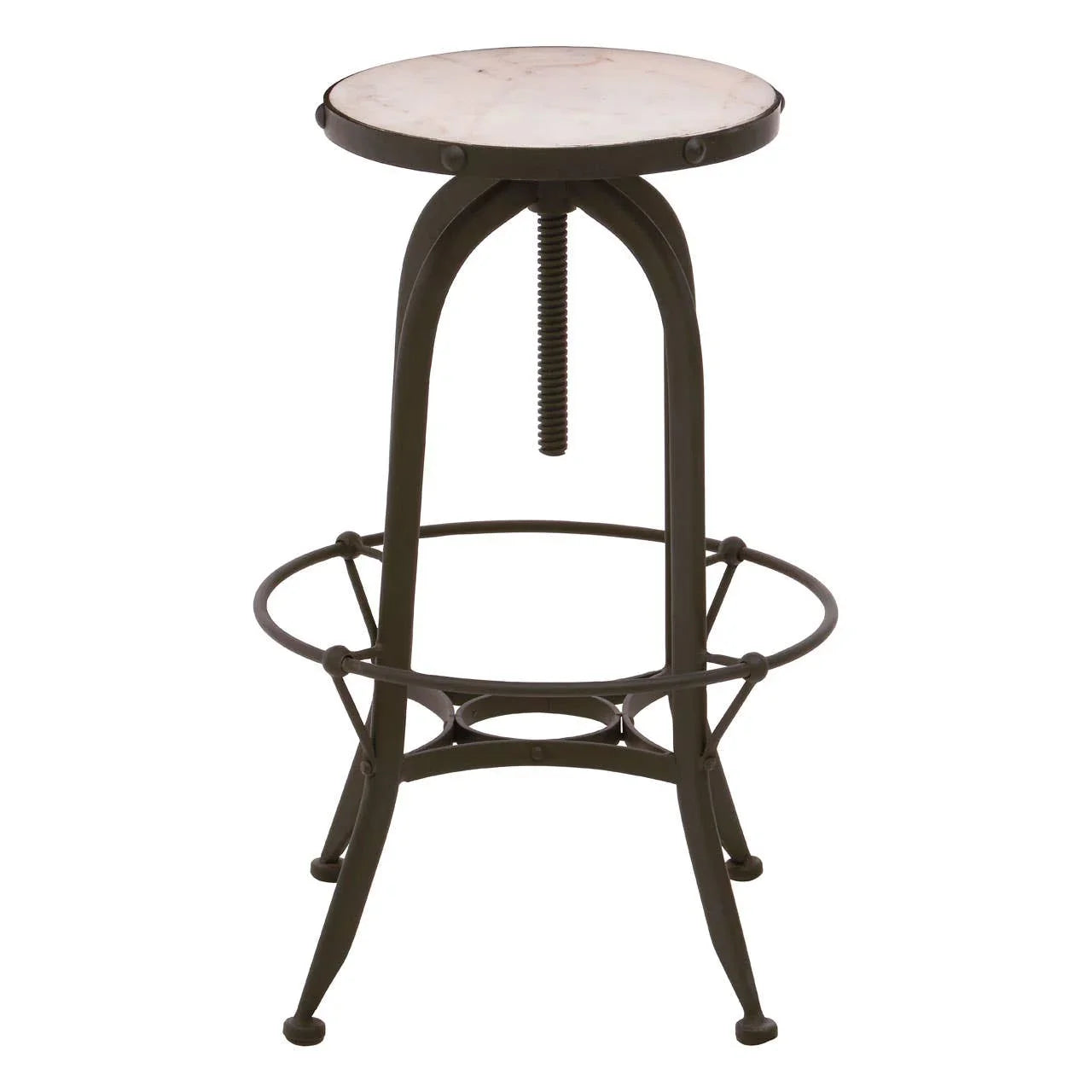 Marble Iron Bar Stool
