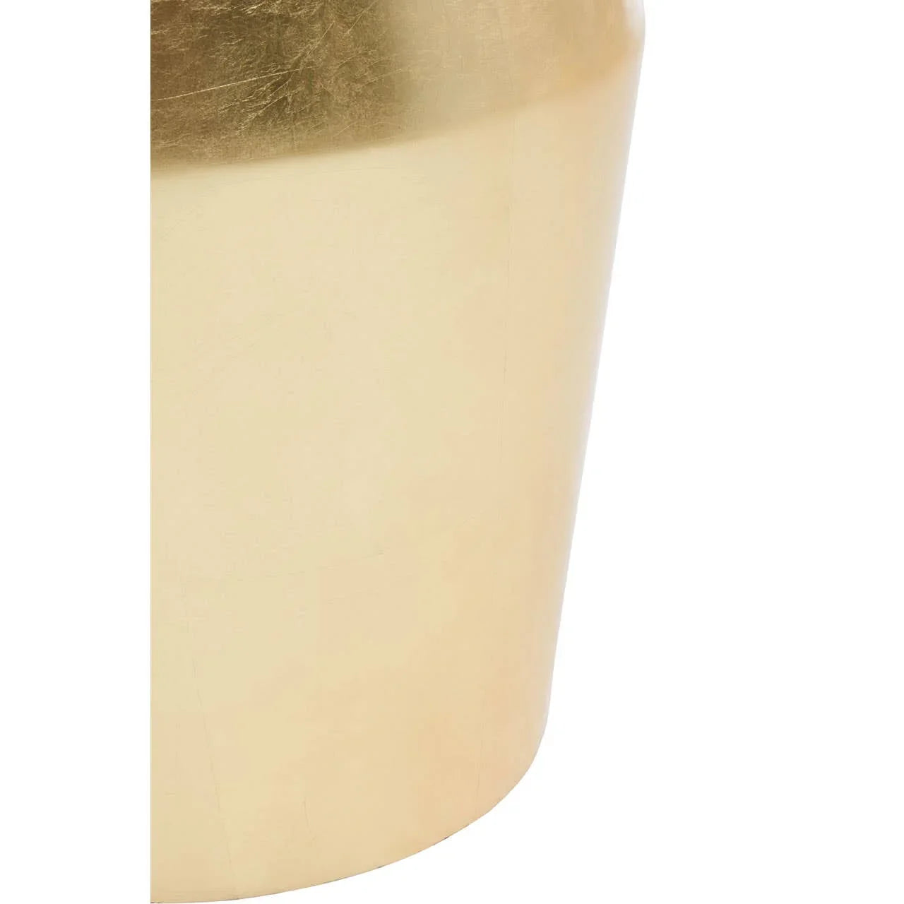 Gold Marble Drum Table