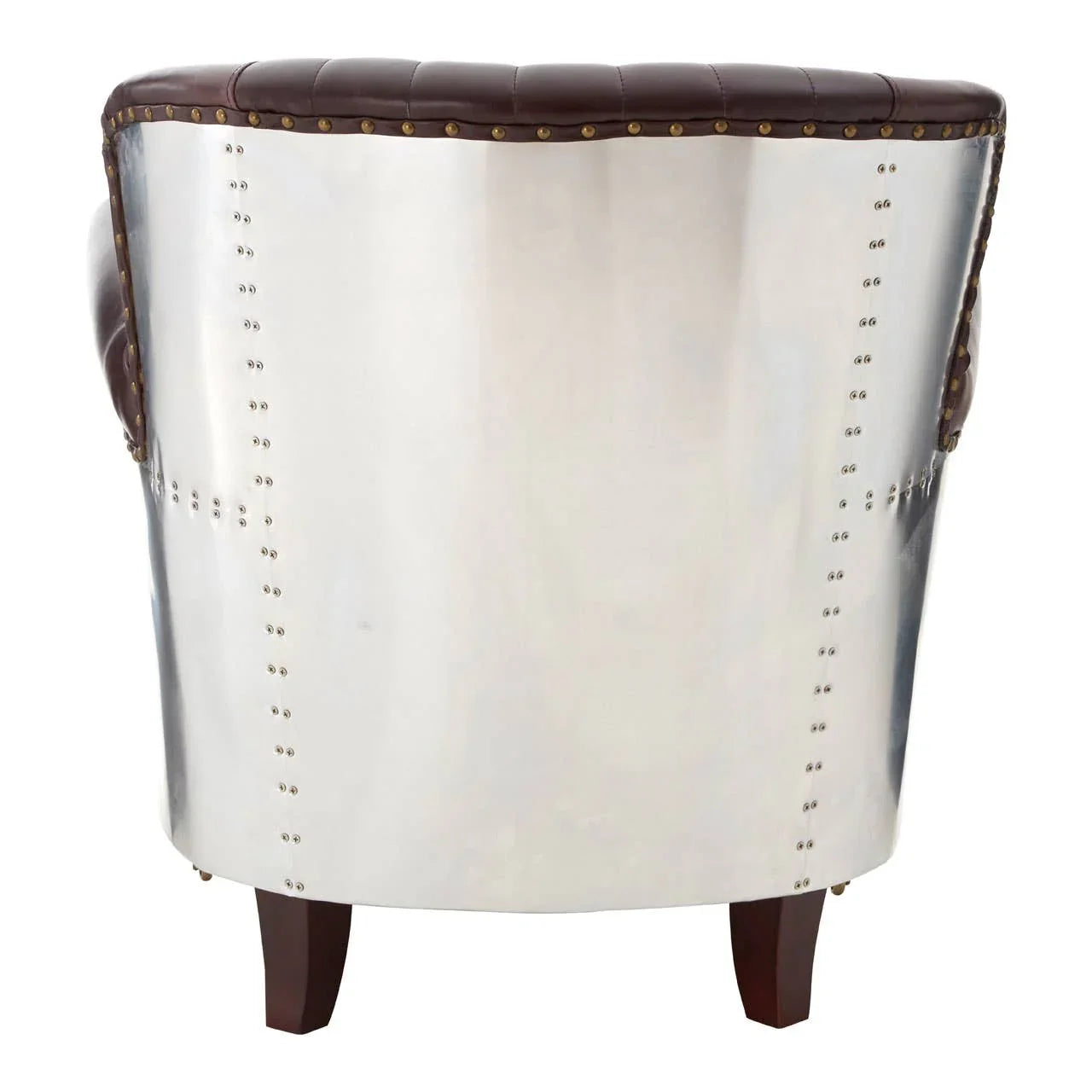 Luxury Leather Wingback Armchair