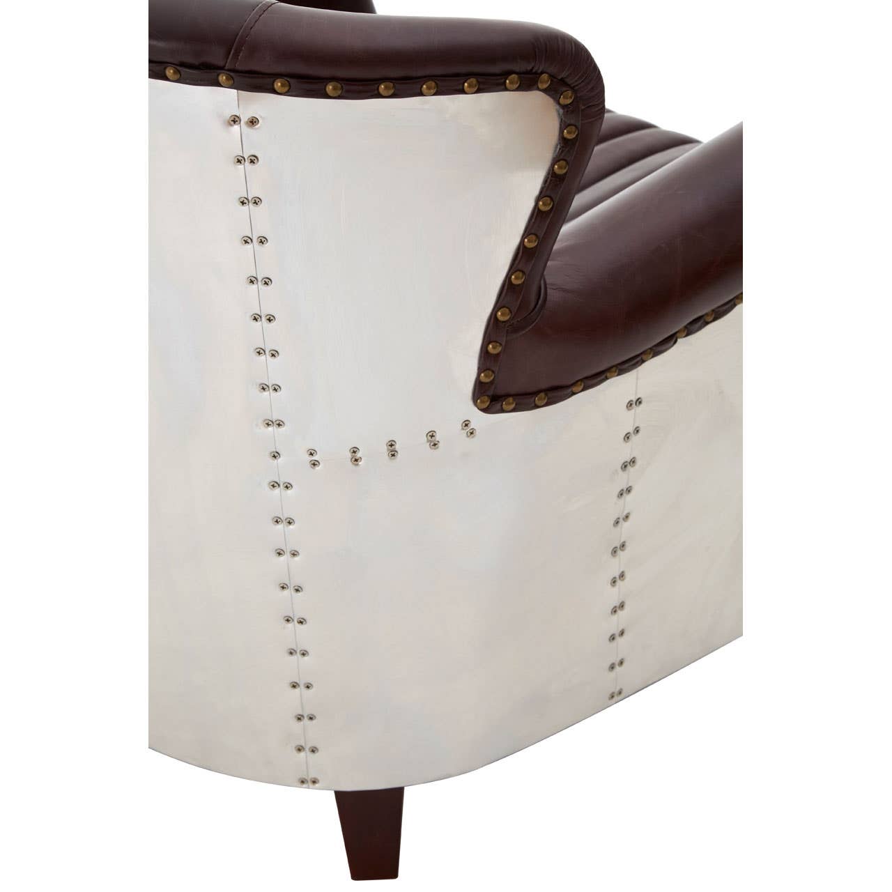 Luxury Leather Wingback Armchair
