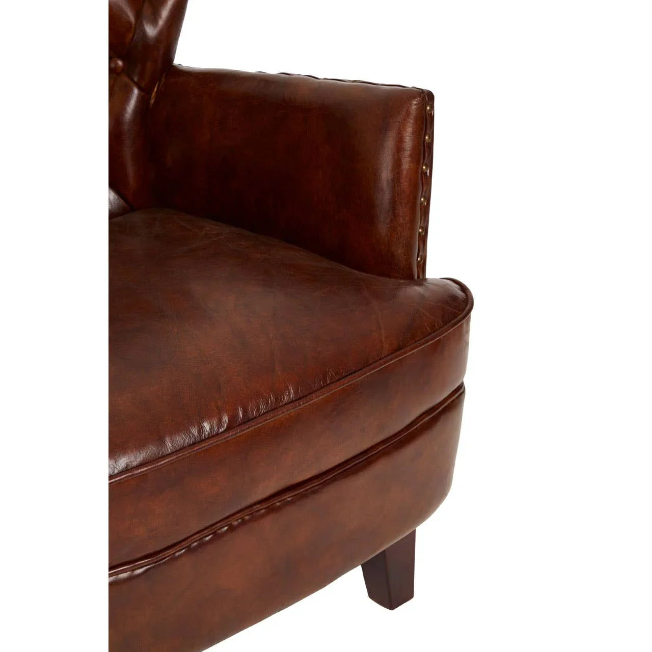 Quilted Leather Armchair