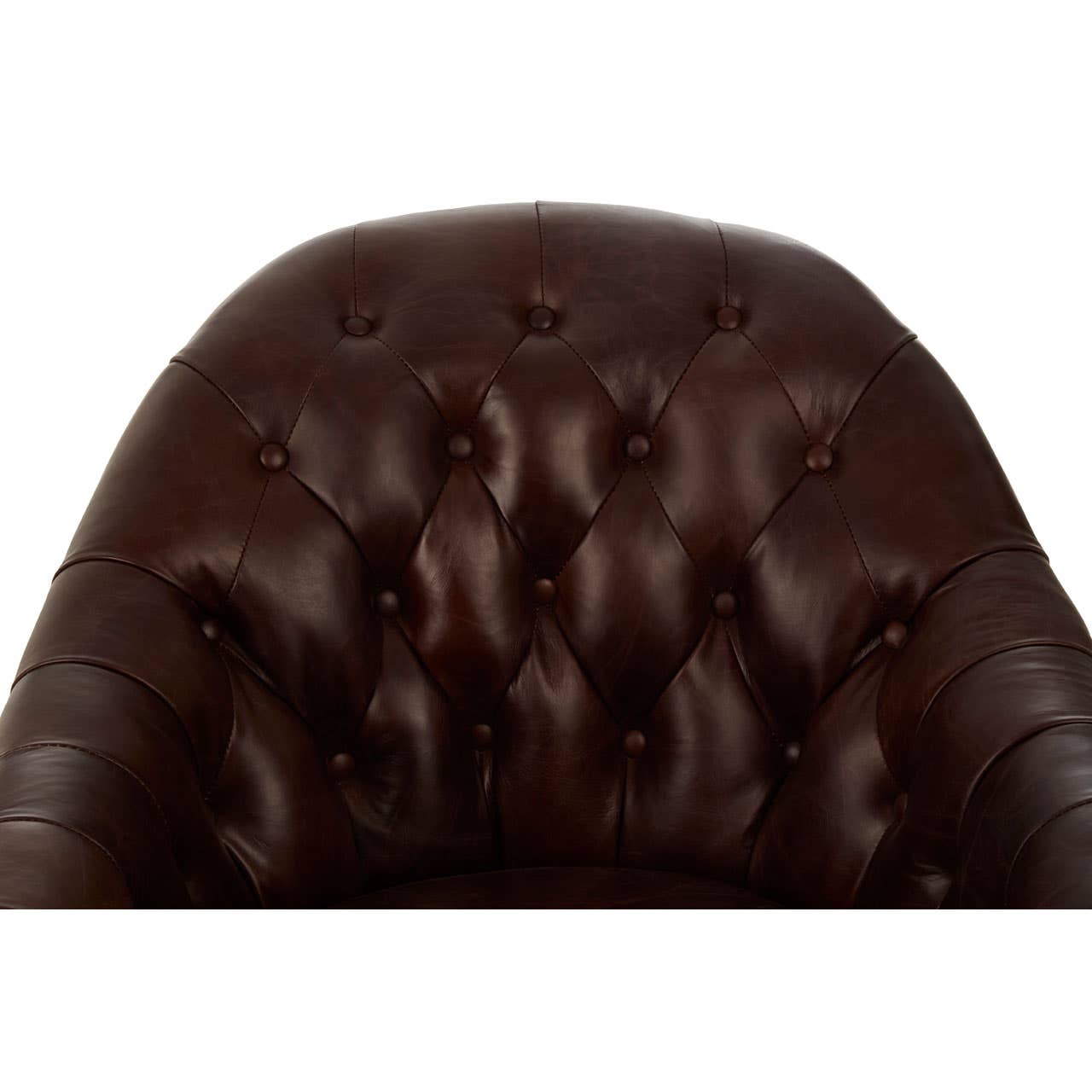 Luxe Buttoned Leather Armchair