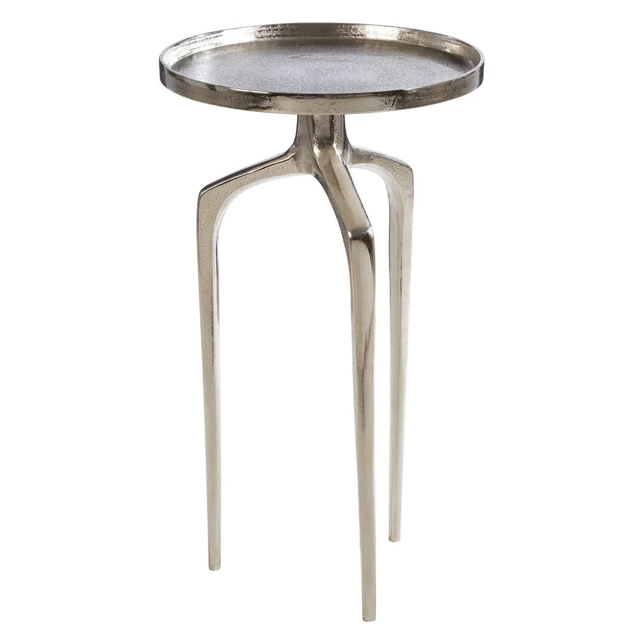 Retro Nickel Side Table