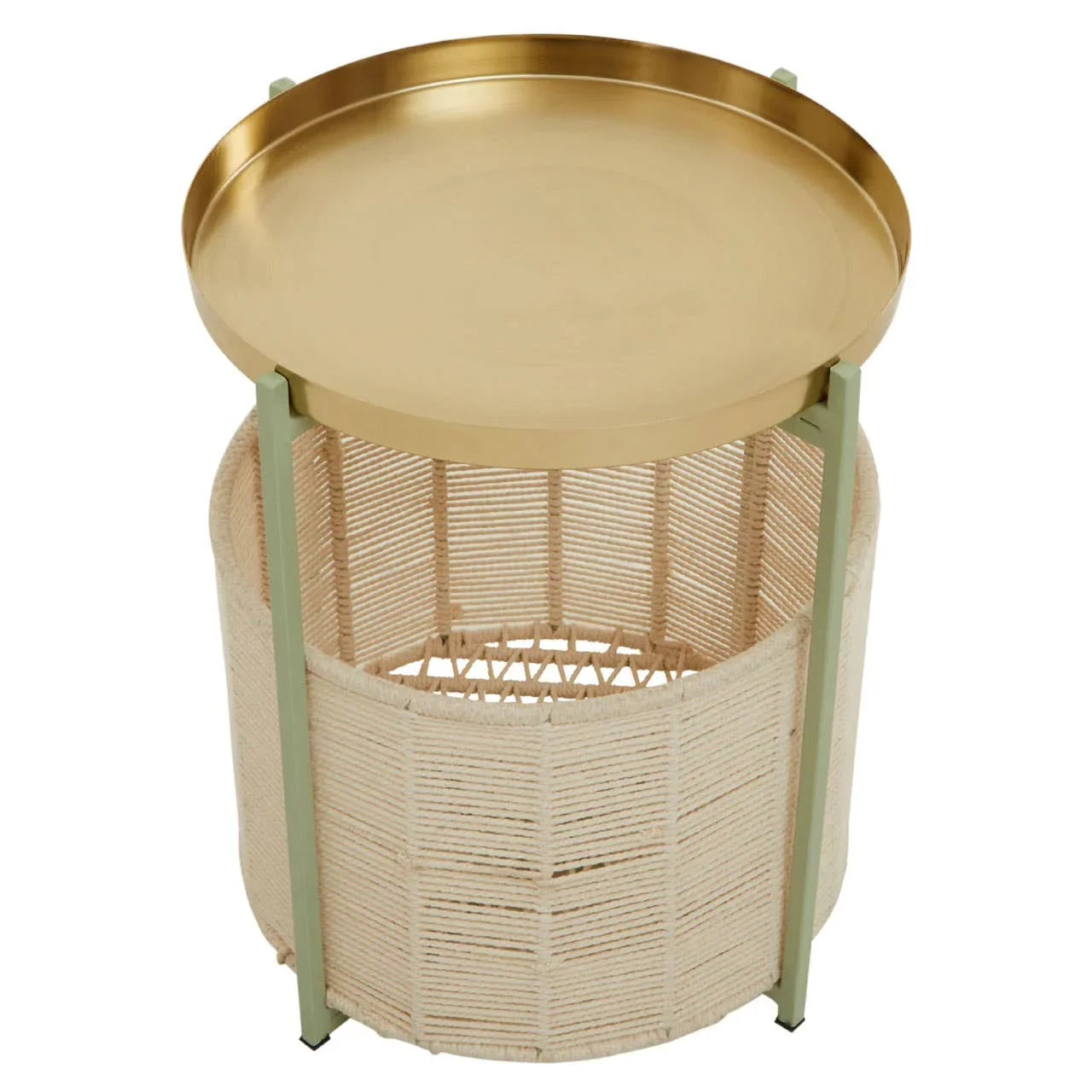 Luxe Green Gold Tier Table