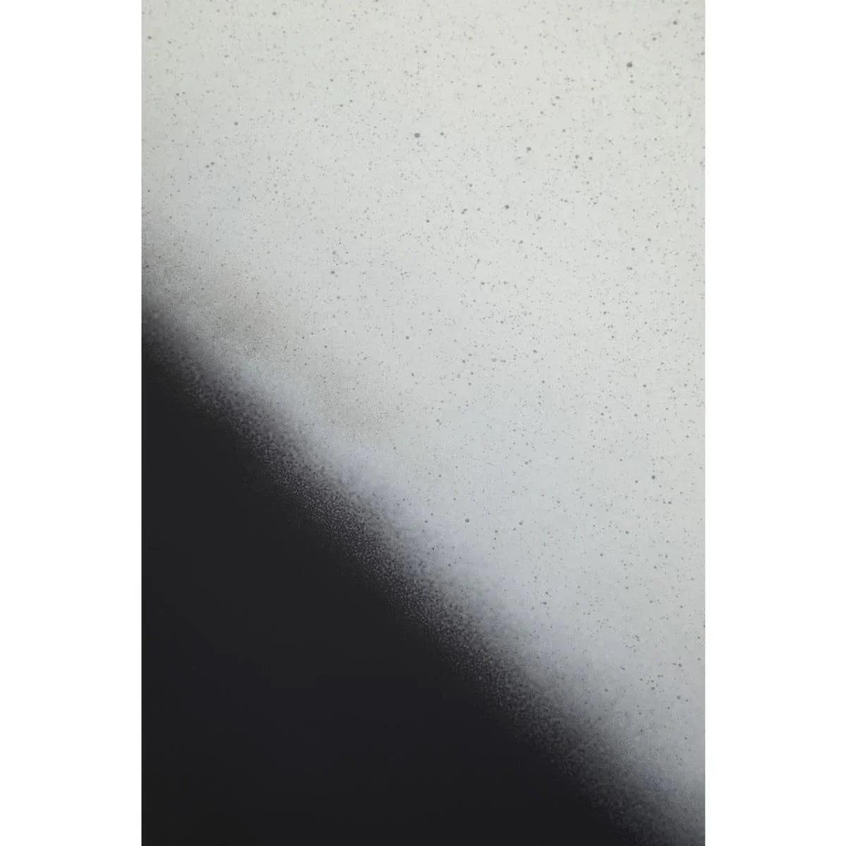 Modern abstract wall art with black and white gradient design, close-up texture detail
