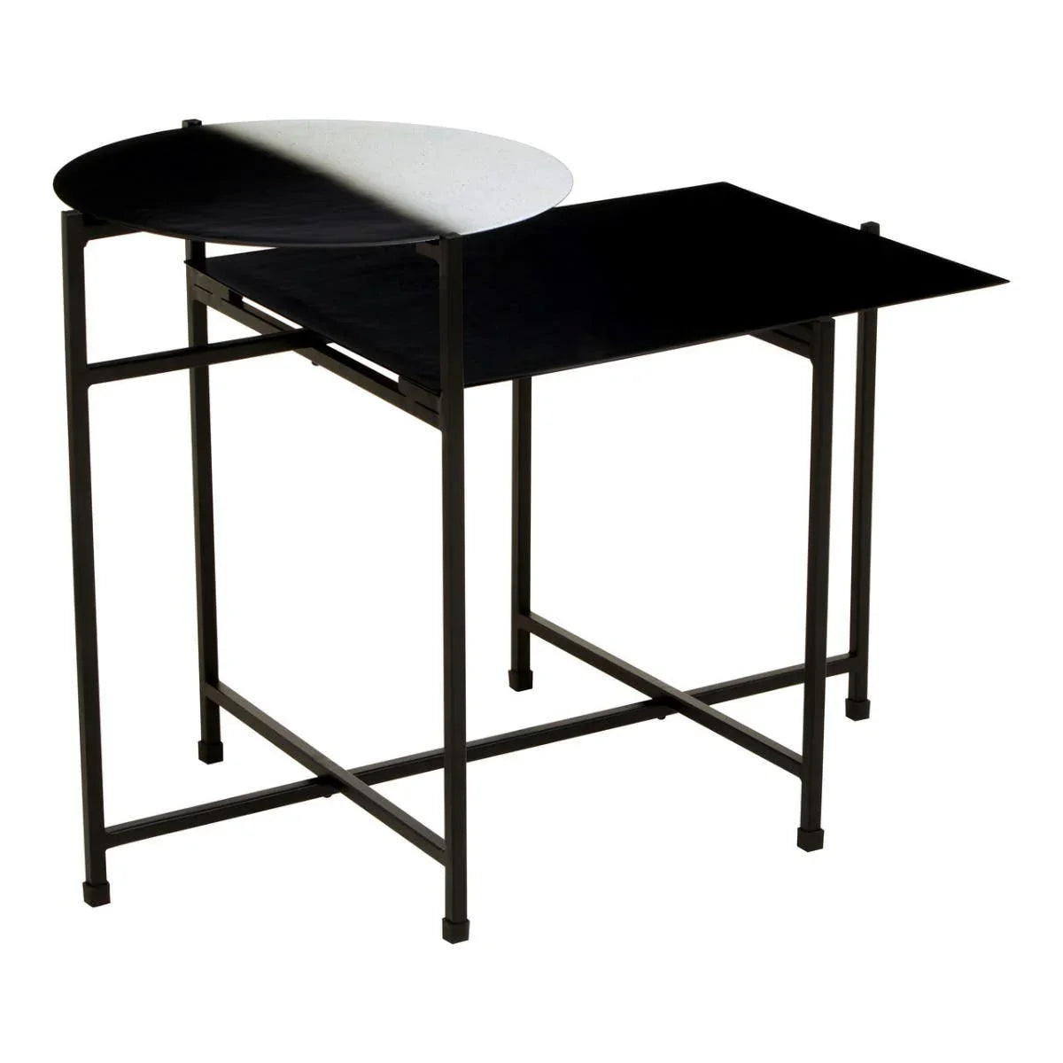 Ombre Iron Side Table