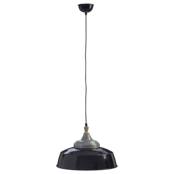 Sleek Black Pendant Light