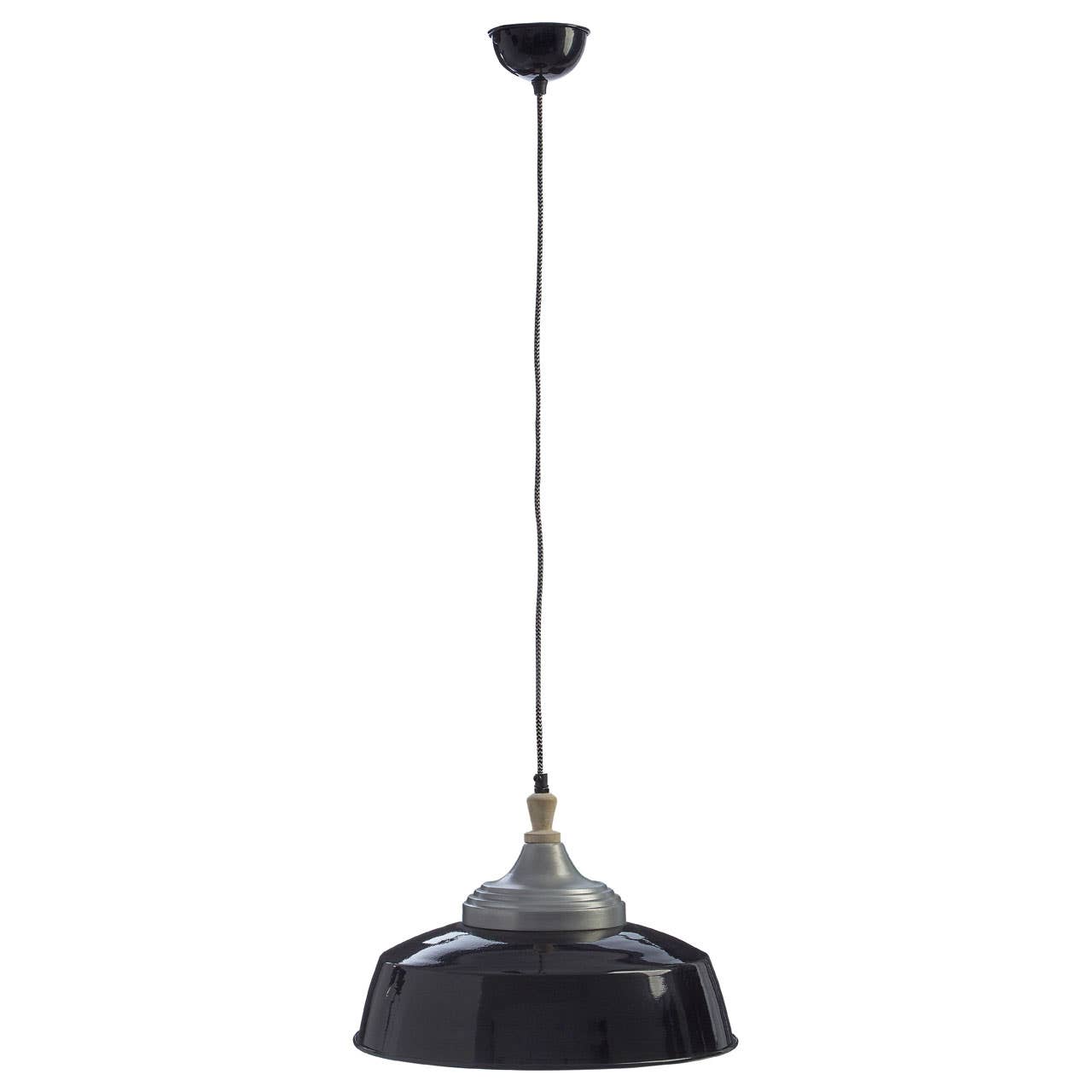 Sleek Black Pendant Light