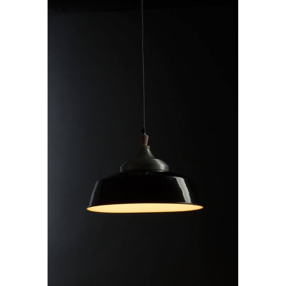 Sleek Black Pendant Light