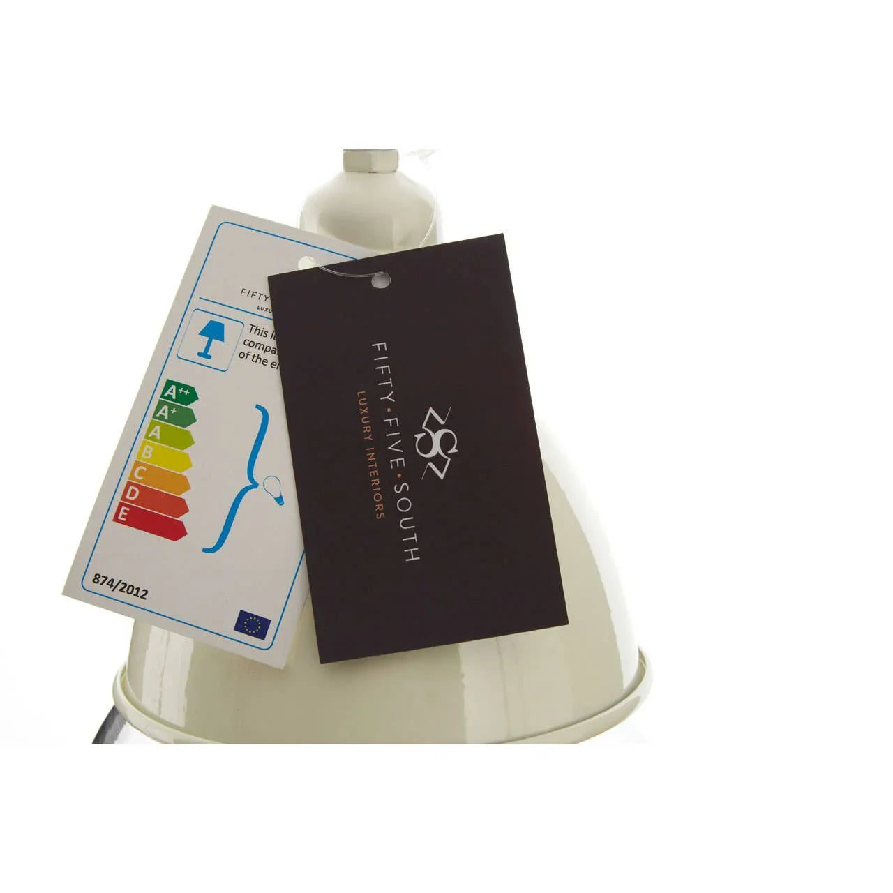 Sleek White Glass Pendant Light