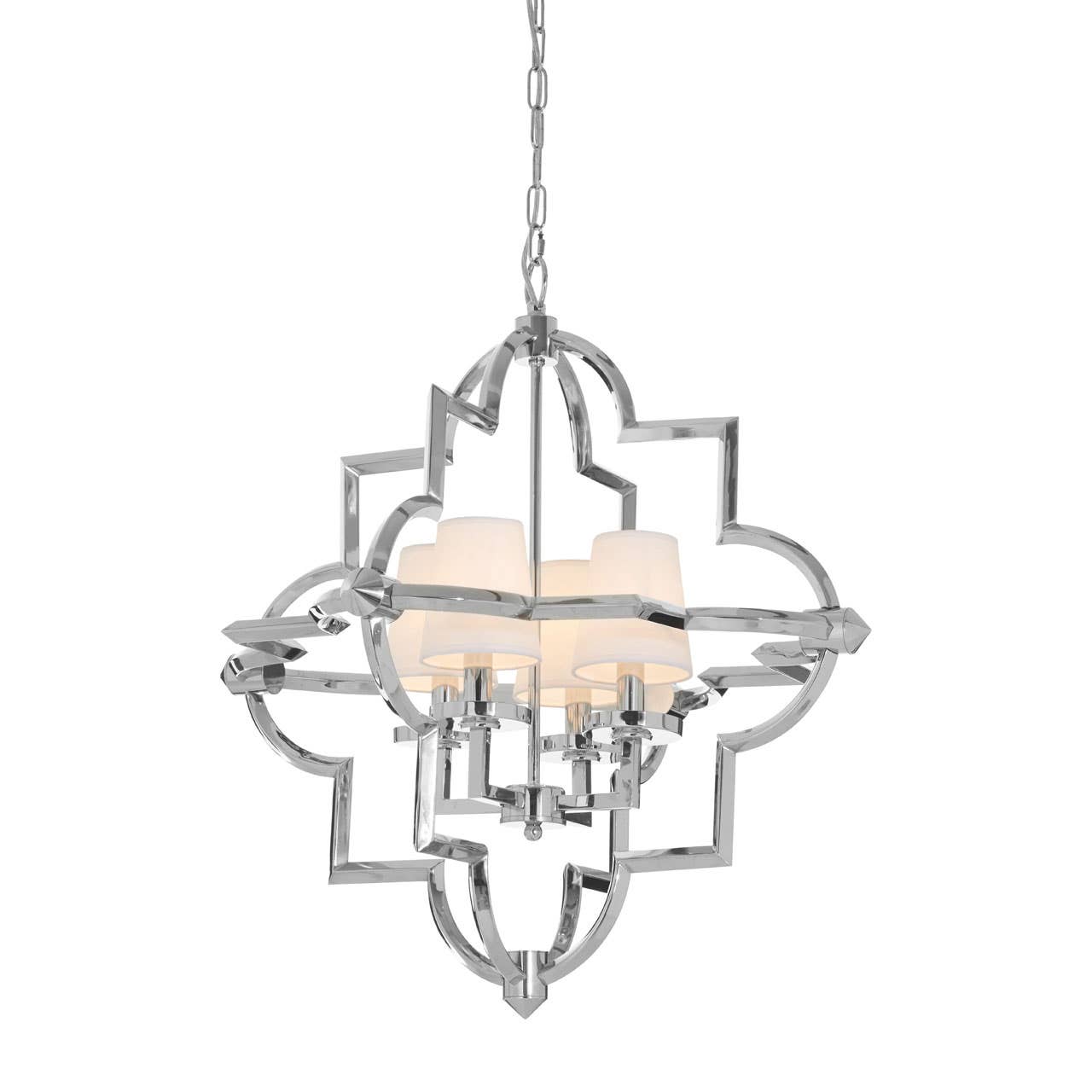 Moorish Chrome Pendant Light