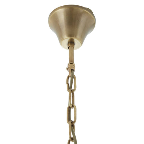 Ornate Brass Pendant Light