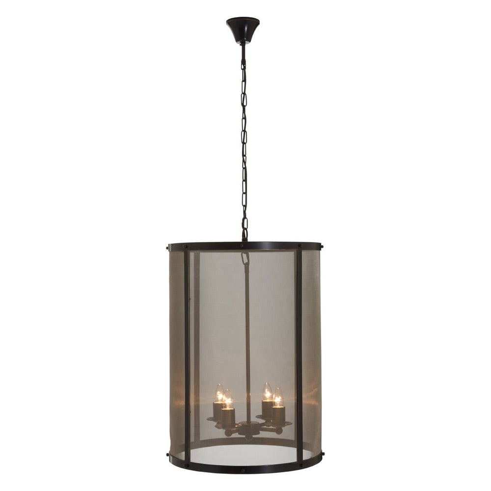Gilded Iron Pendant Light