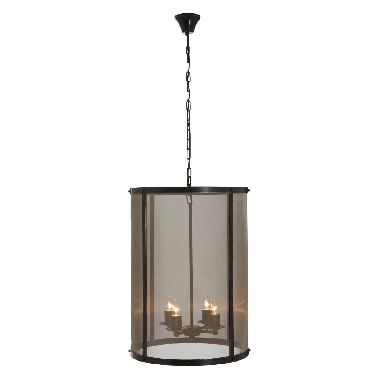 Gilded Iron Pendant Light