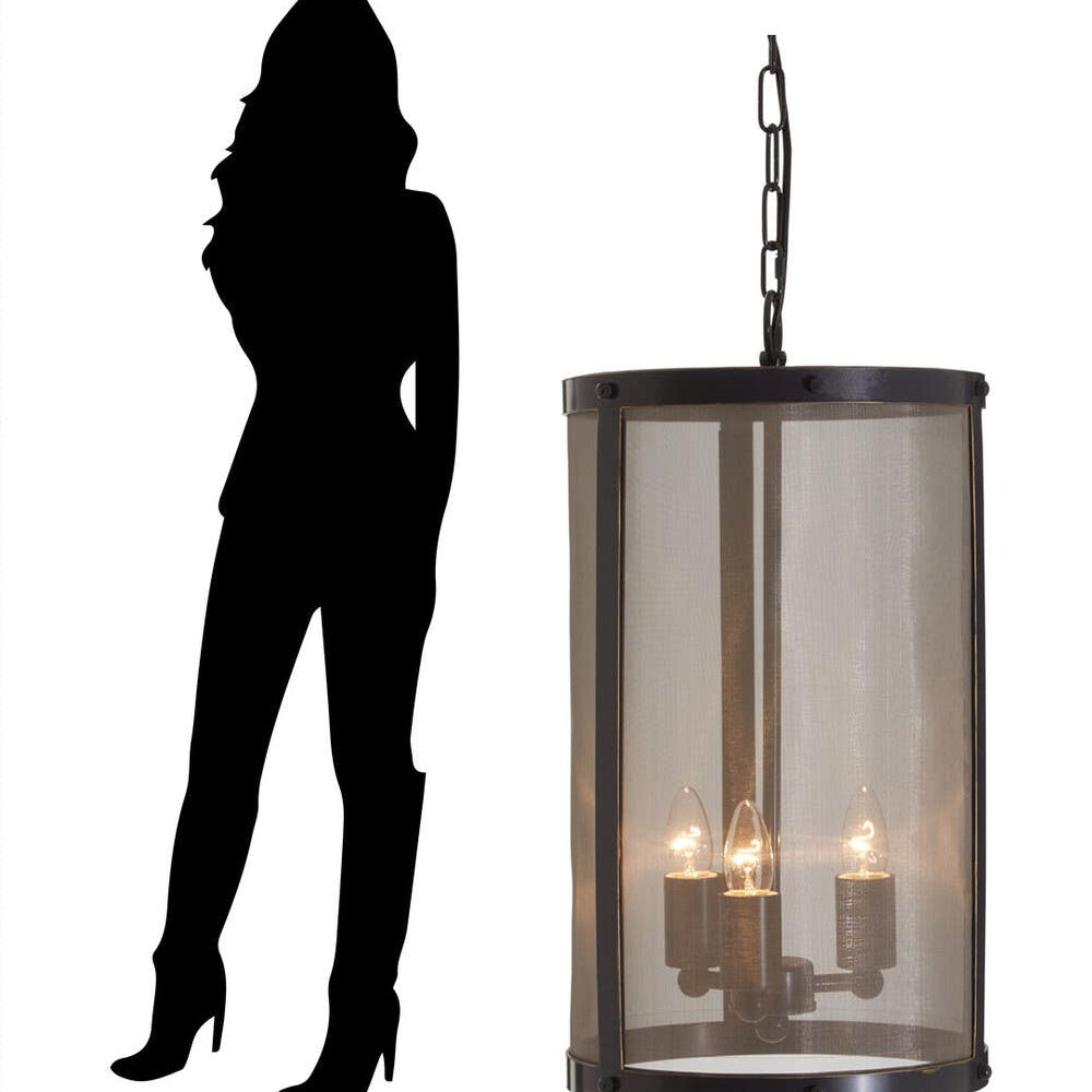 Golden Edge Industrial Pendant Light