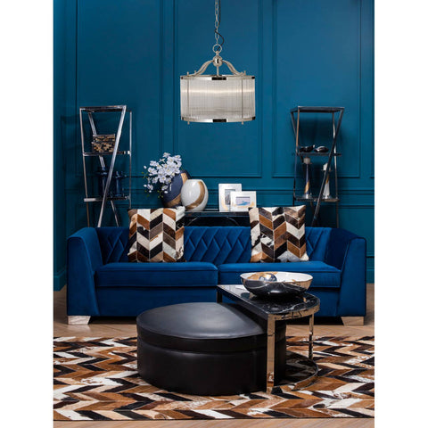 Modern Nickel Pendant Light