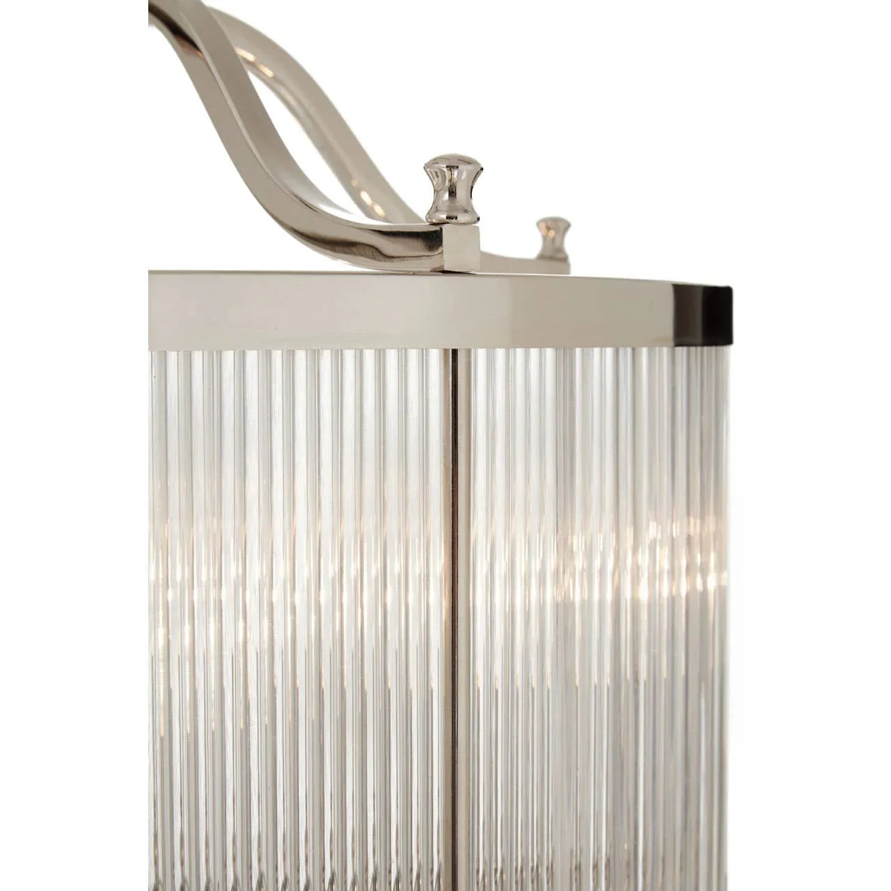 Modern Nickel Pendant Light