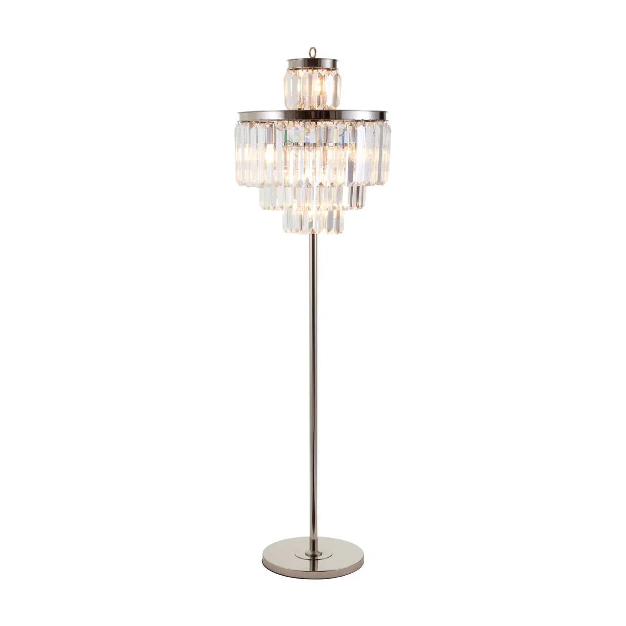 Crystal Glass Floor Lamp
