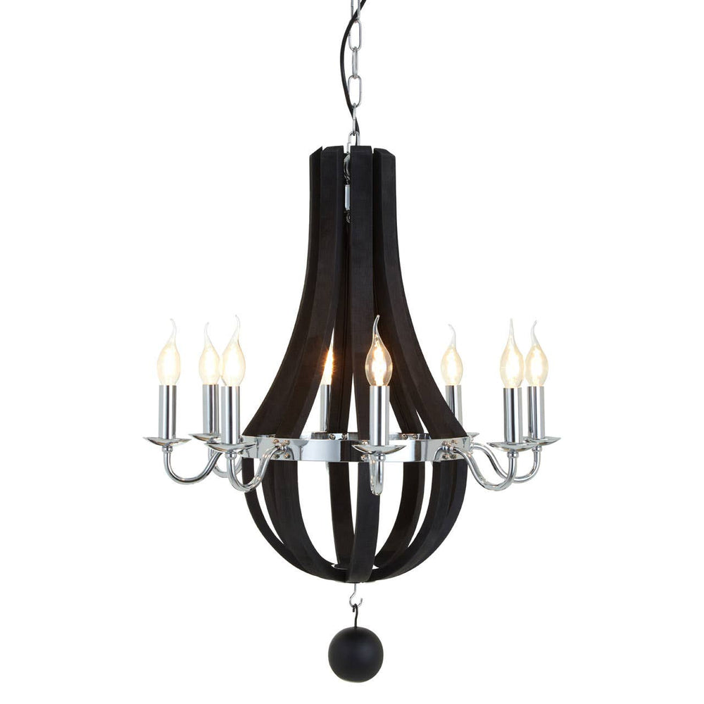 Modern Orb Glass Chandelier