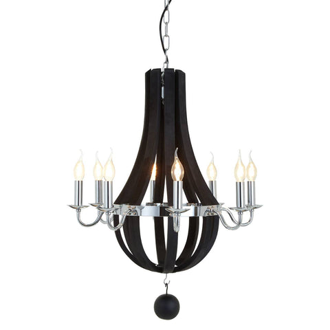 Modern Orb Glass Chandelier