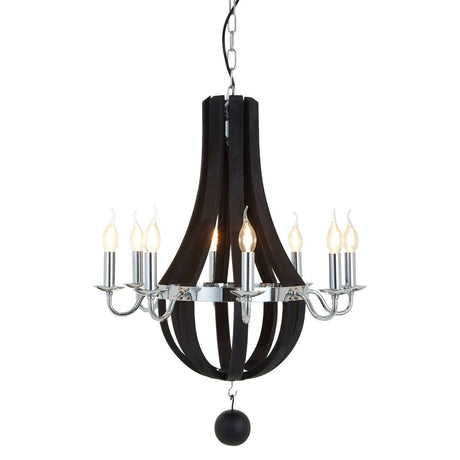 Modern Orb Glass Chandelier
