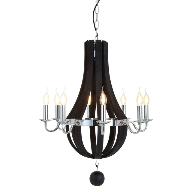 Modern Orb Glass Chandelier
