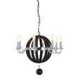 Monochrome Orb Chandelier