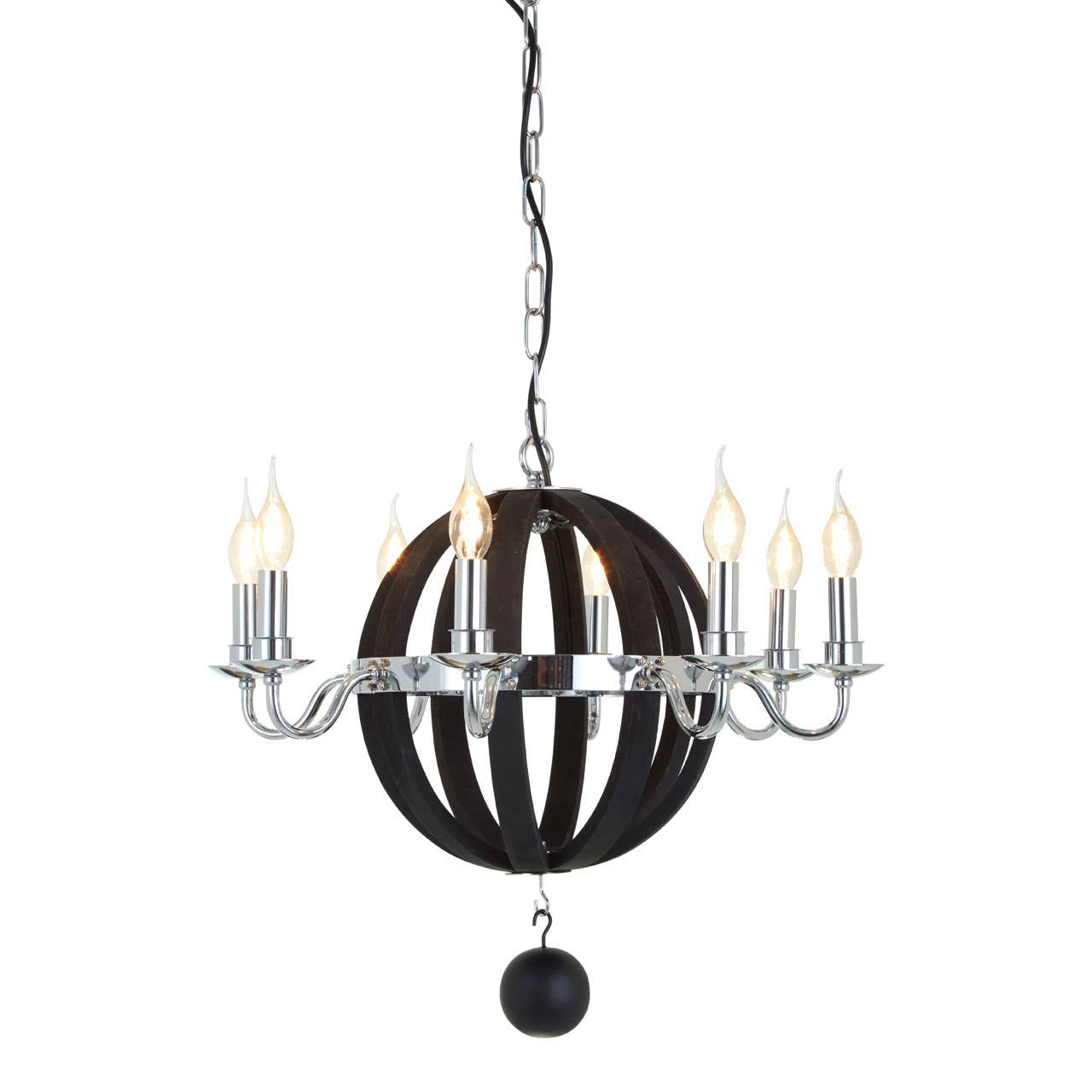 Monochrome Orb Chandelier