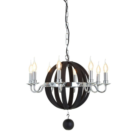 Monochrome Orb Chandelier