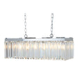 Crystal Chrome Pendant Light